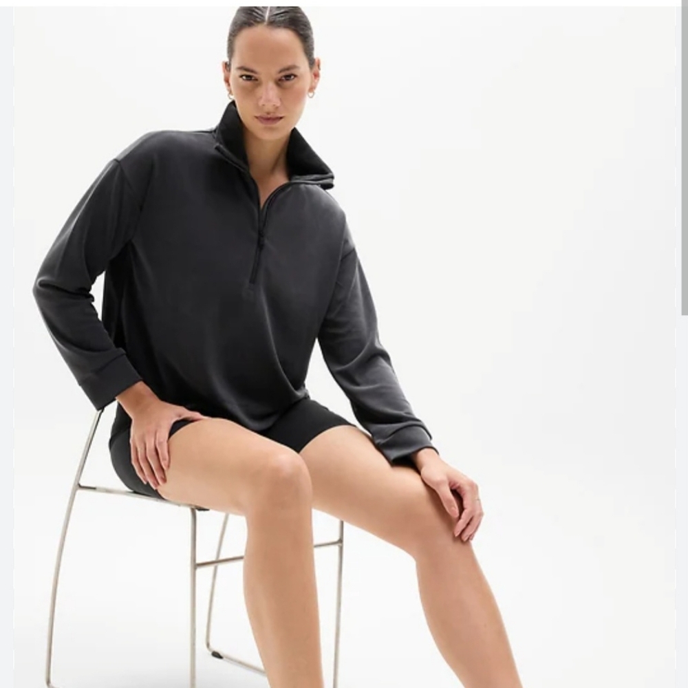 Athleta Seasoft Quarter Zip